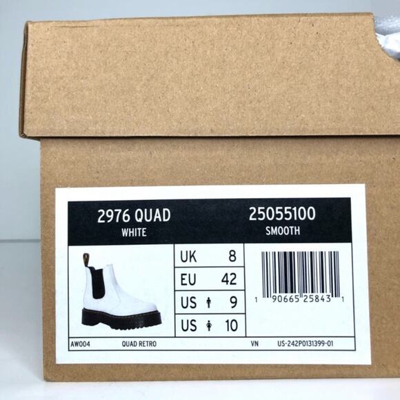 NIB Dr Martens Quad Platform Chelsea Boots Men’s 9 Shoes - Picture 9 of 9